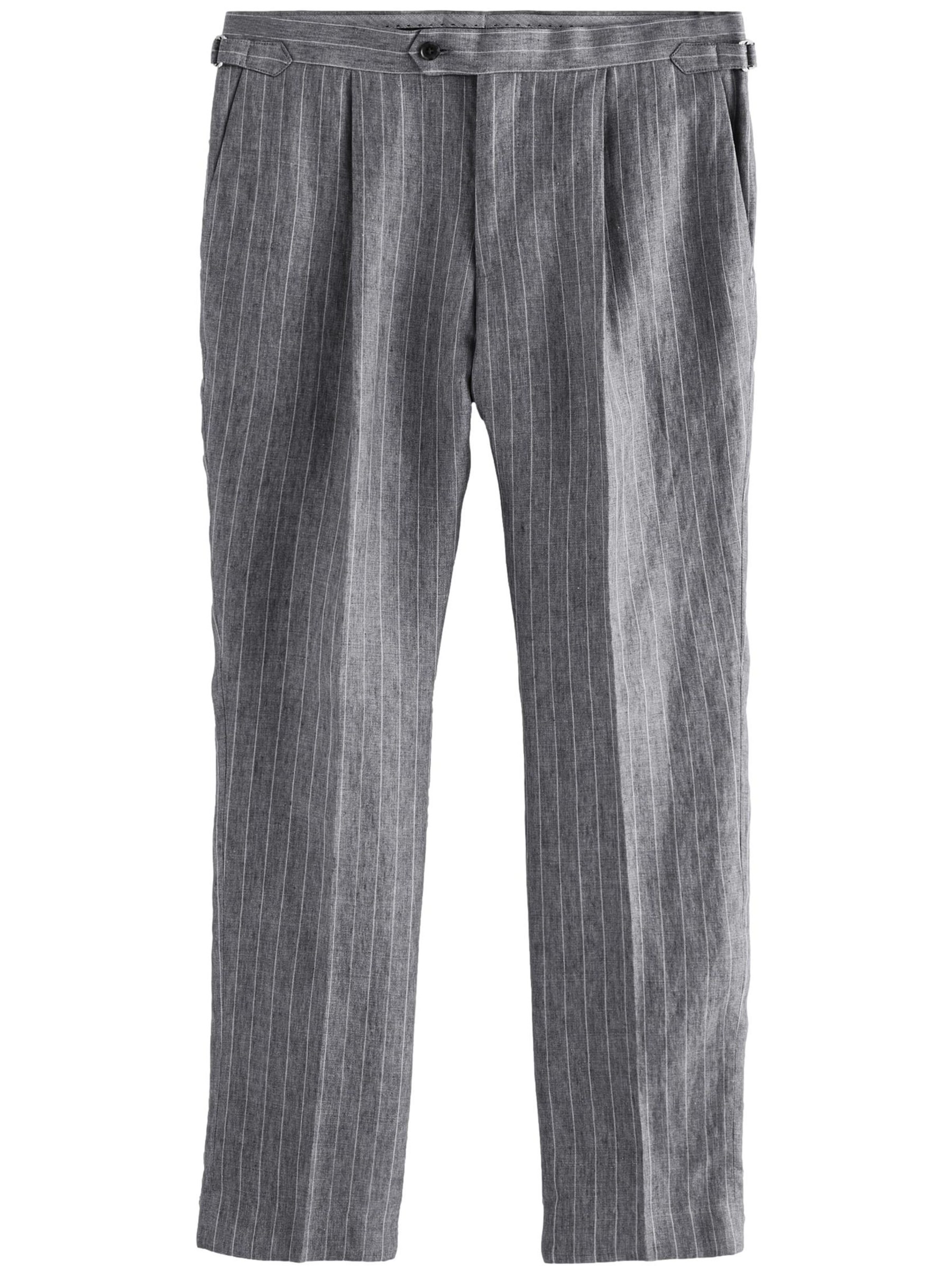 Next Slimfit Hose in Grau: Vorderseite