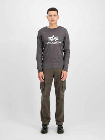 ALPHA INDUSTRIES Regular Cargo trousers 'Jet' in Grey