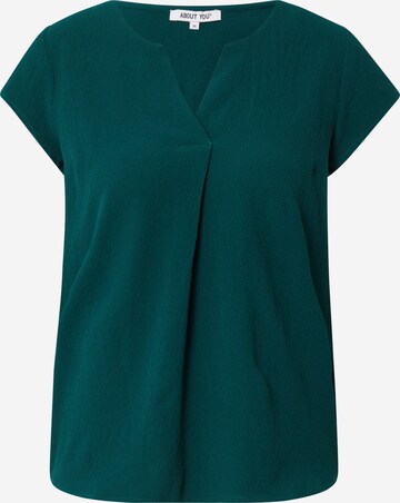 ABOUT YOU Blouse 'Lulu' in Green: front