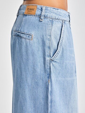IT'S BASIC Regular Jeans 'Straight High Rise Jeans' in Blue