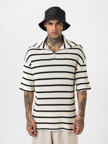 Pull-over 'Jesse' Dandalo en blanc : devant