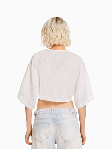 Bershka Bluse i hvid