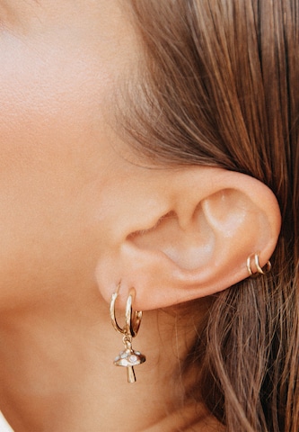 Haze&Glory Earrings in Gold: front