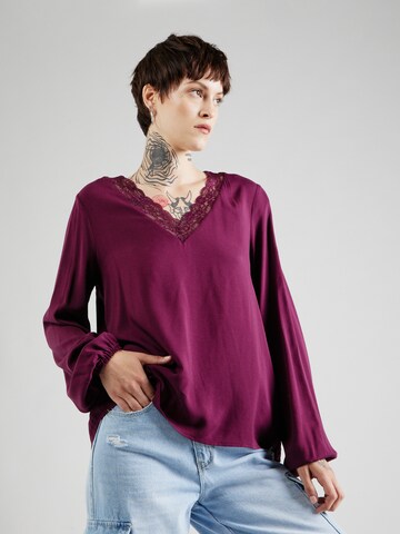 VERO MODA Blouse 'LILOU' in Rood: voorkant