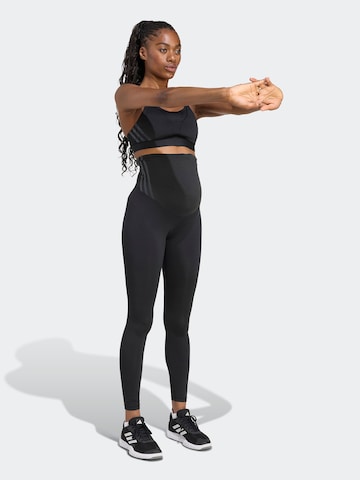 ADIDAS PERFORMANCE Bralette Sports Bra 'Powerimpact Luxe' in Black: front