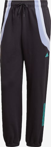 ADIDAS SPORTSWEAR Workout Pants in Black: front