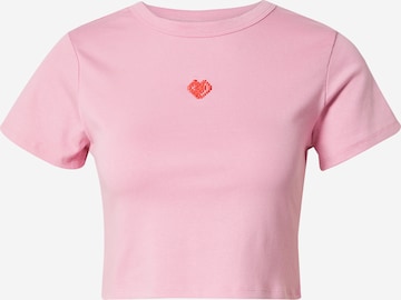 Cotton On Μπλουζάκι σε ροζ: μπροστά