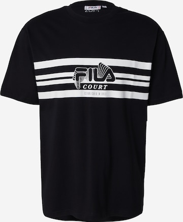 juoda FILA Sportiniai marškinėliai 'LASNE': priekis