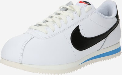 Nike Sportswear Låg sneaker 'Cortez' i svart / vit, Produktvy