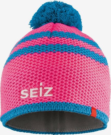 Seiz Beanie in Pink: front