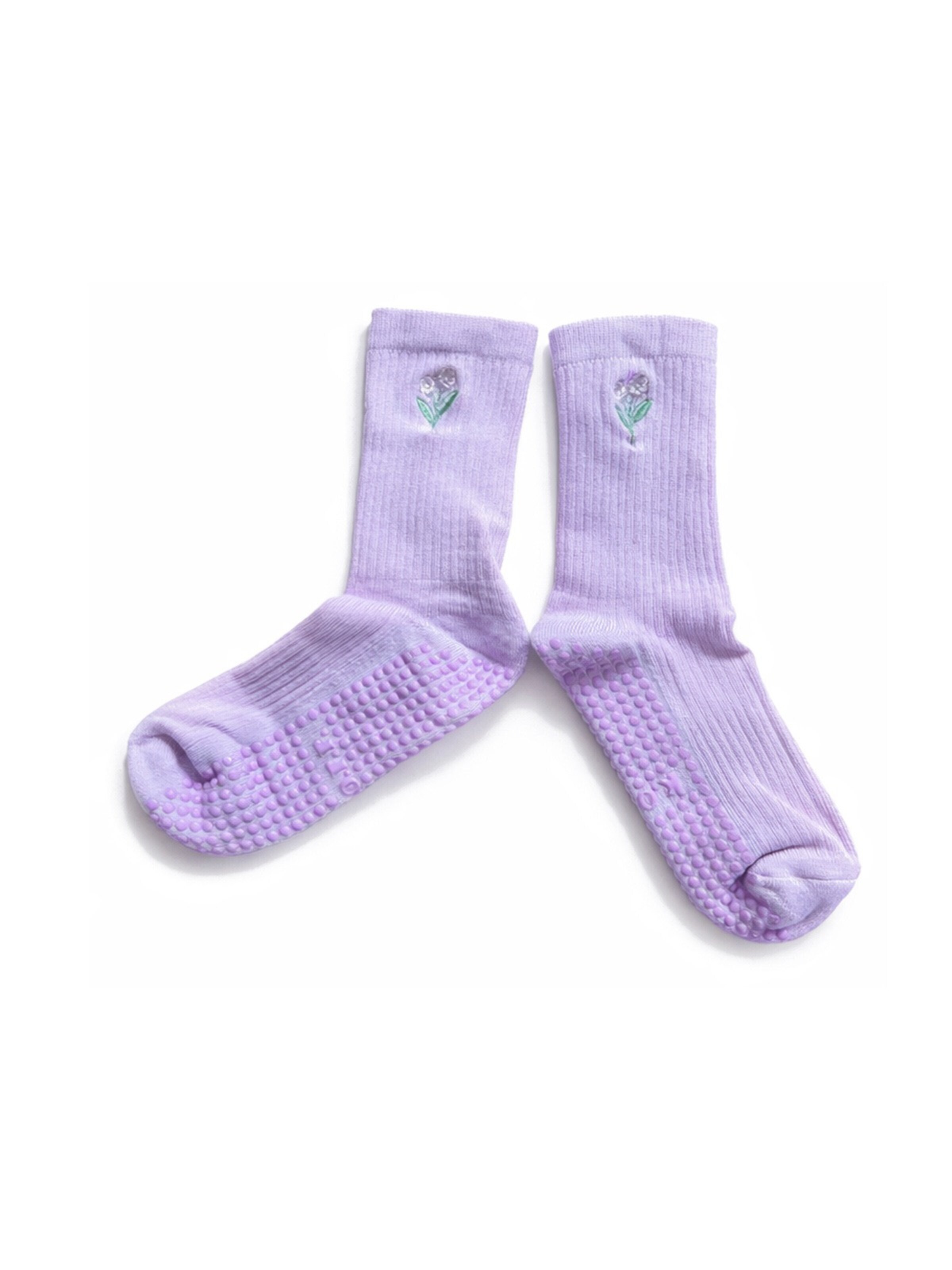 KORRHAUS Sports socks 'Lavende Belle' in Purple: front