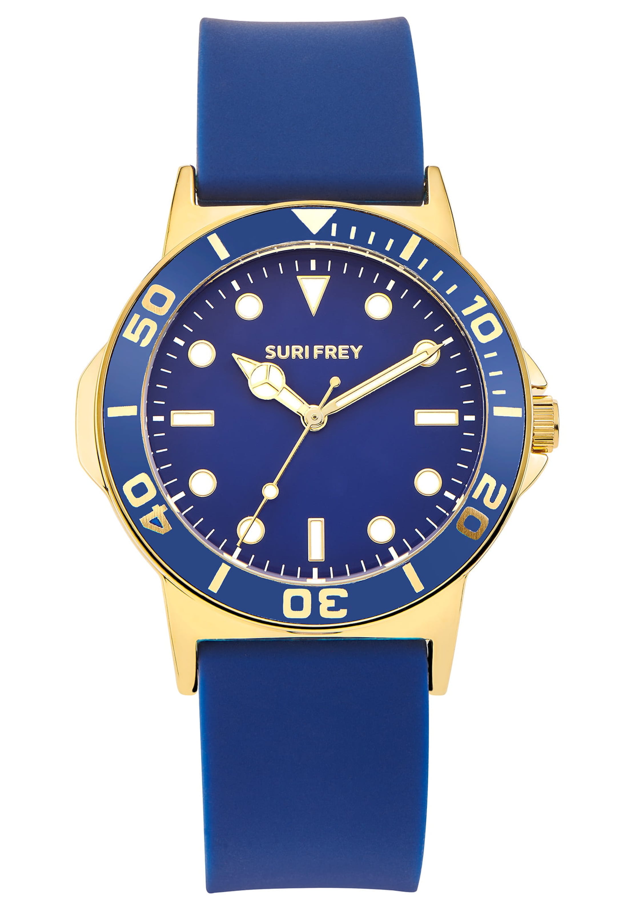 Orologio analogico '  Emmy ' di Suri Frey in blu: frontale
