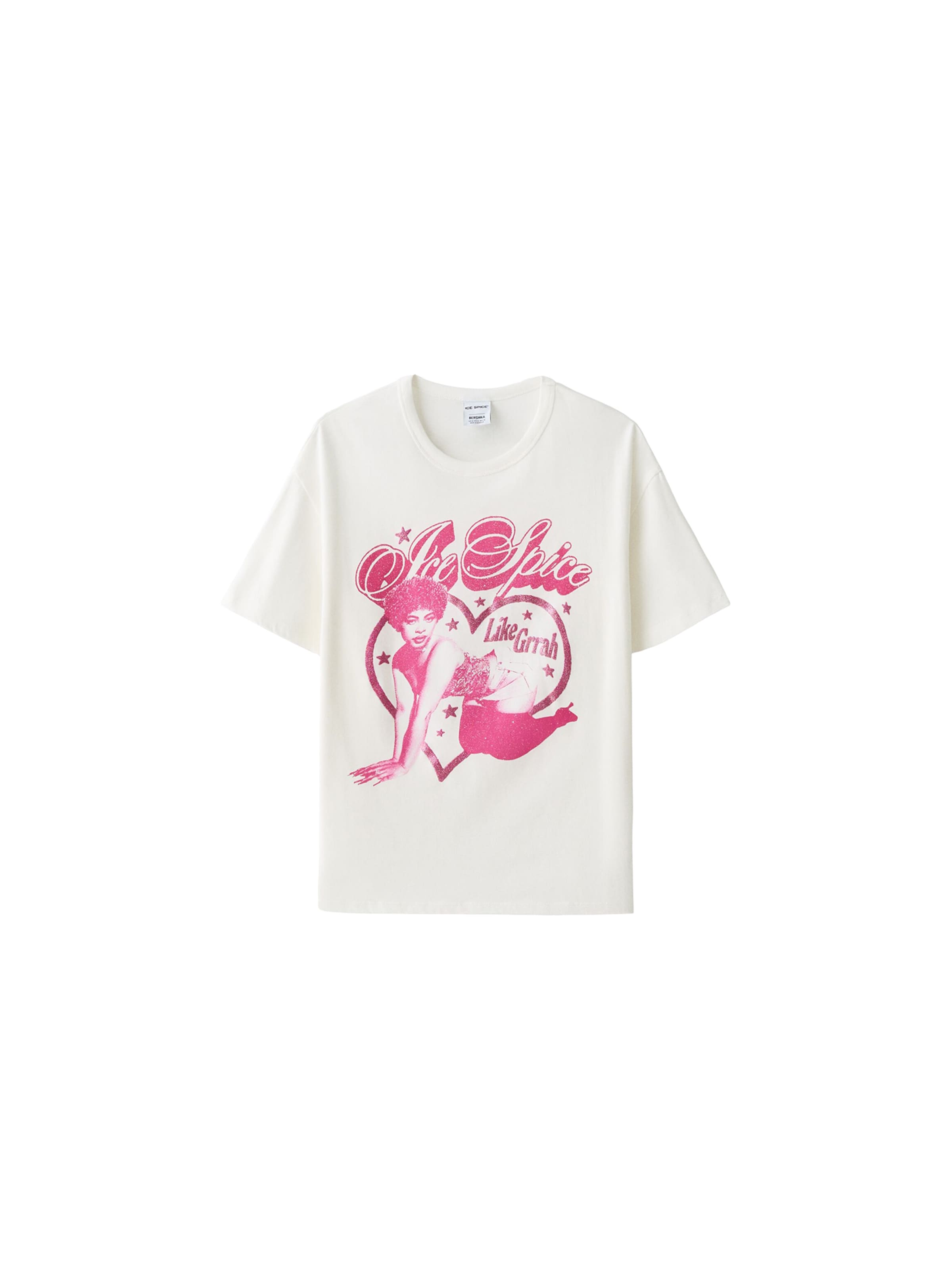 Maglietta di Bershka in bianco: frontale