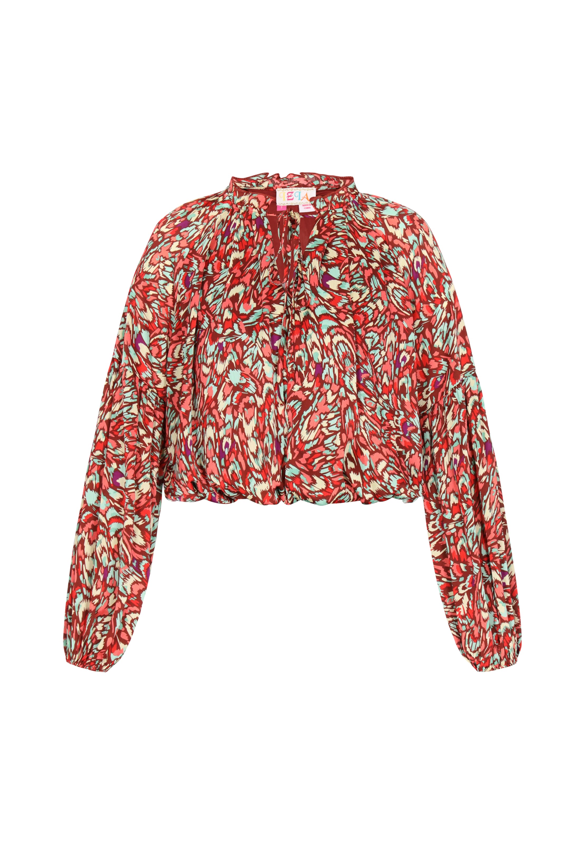 Bluză de la IZIA pe roșu: față