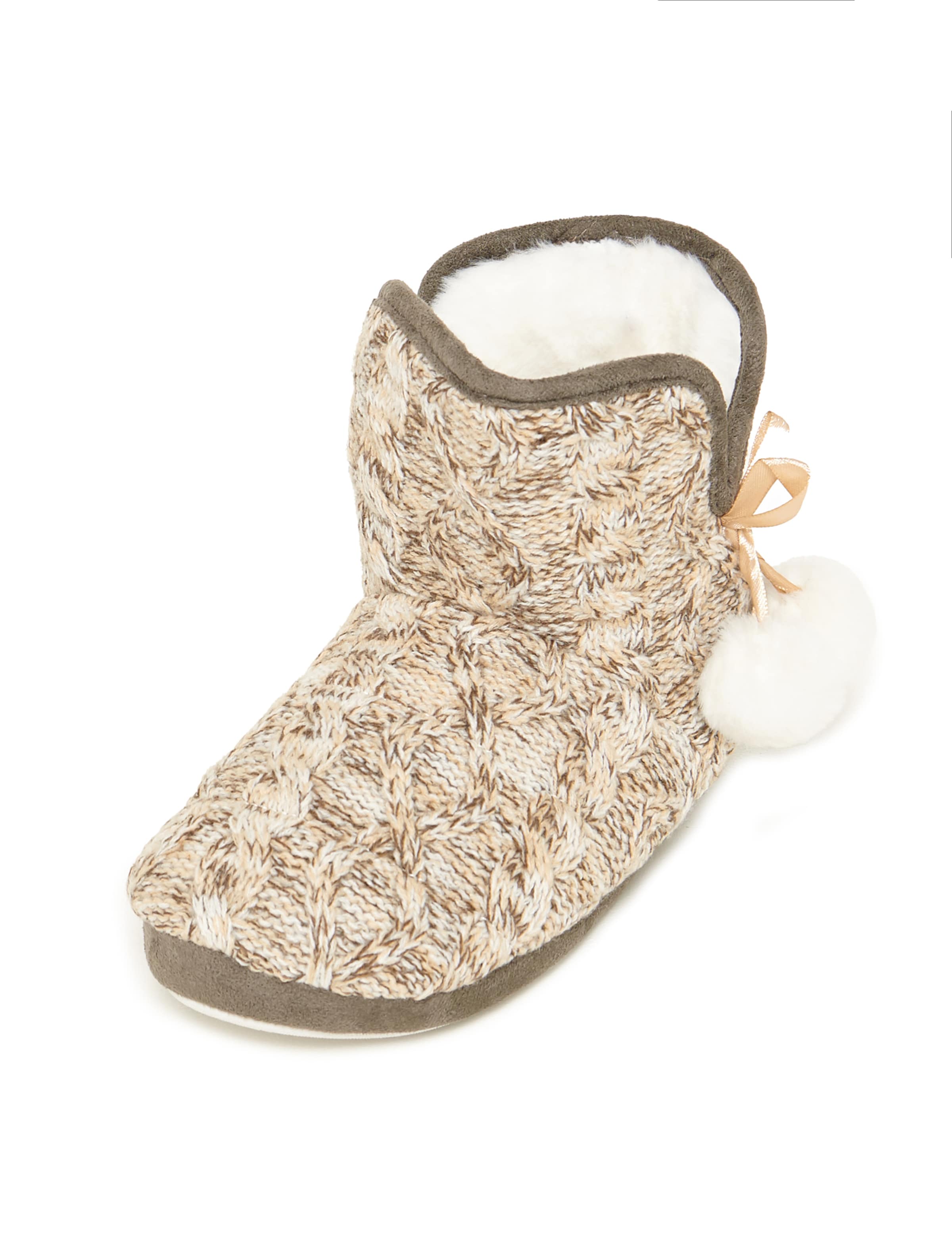 Loungeable Hausschuh in Grau: Vorderseite