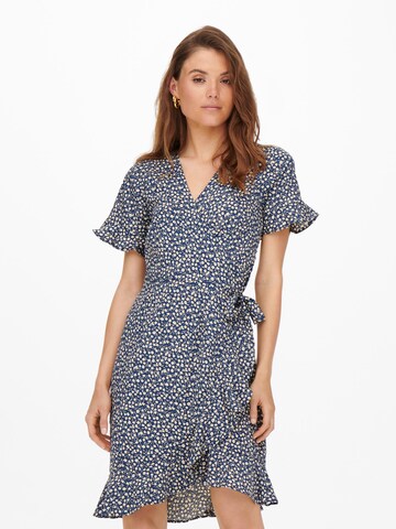 Robe 'Olivia' ONLY en bleu : devant