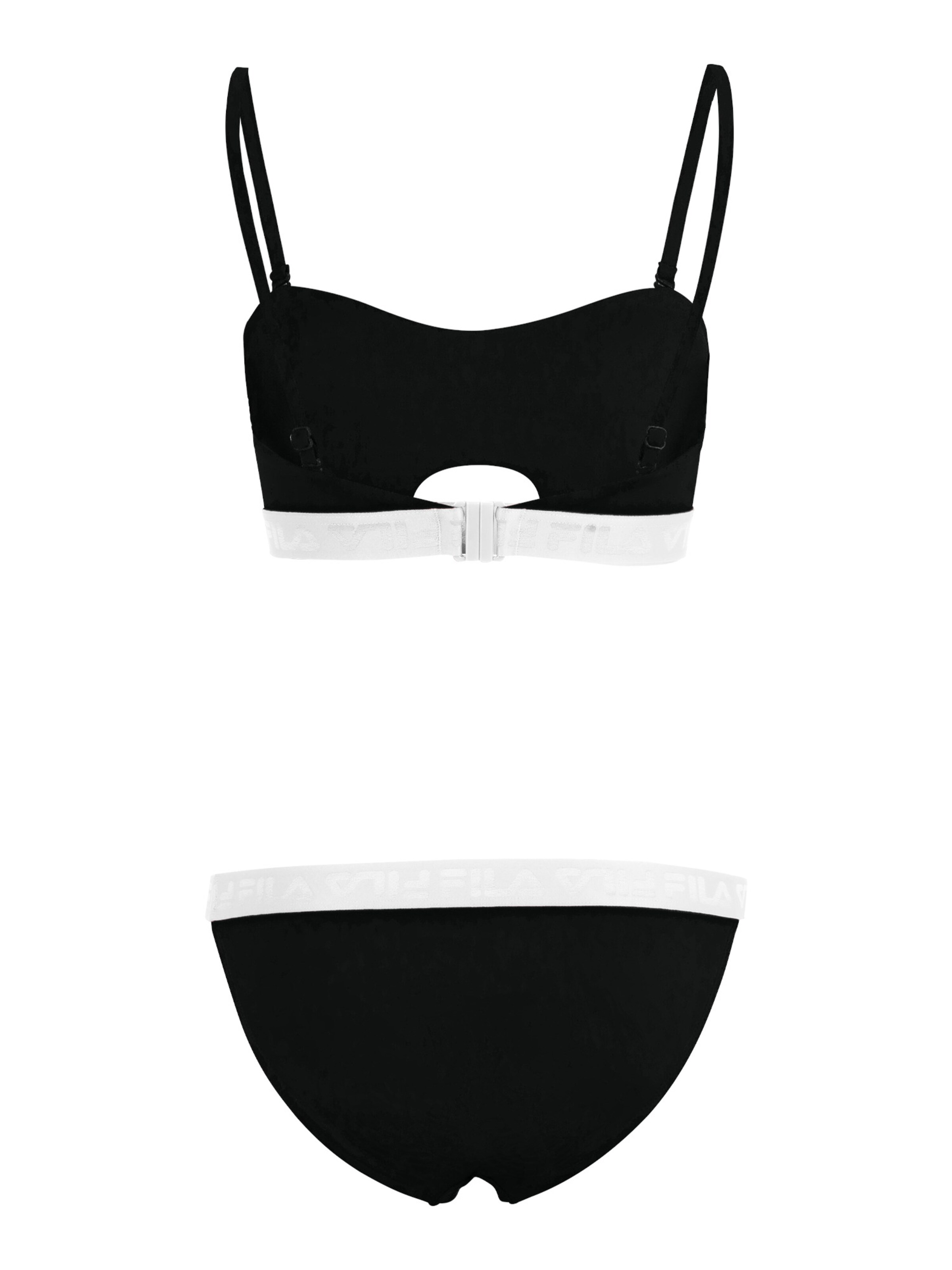 FILA Korzetová Bikiny 'SANMING' – černá