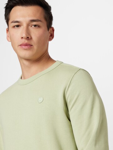 KnowledgeCotton ApparelSweater majica - zelena boja