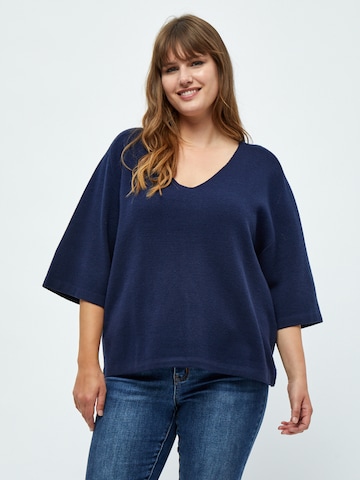 Pullover 'Rosalia' di Peppercorn in blu: frontale