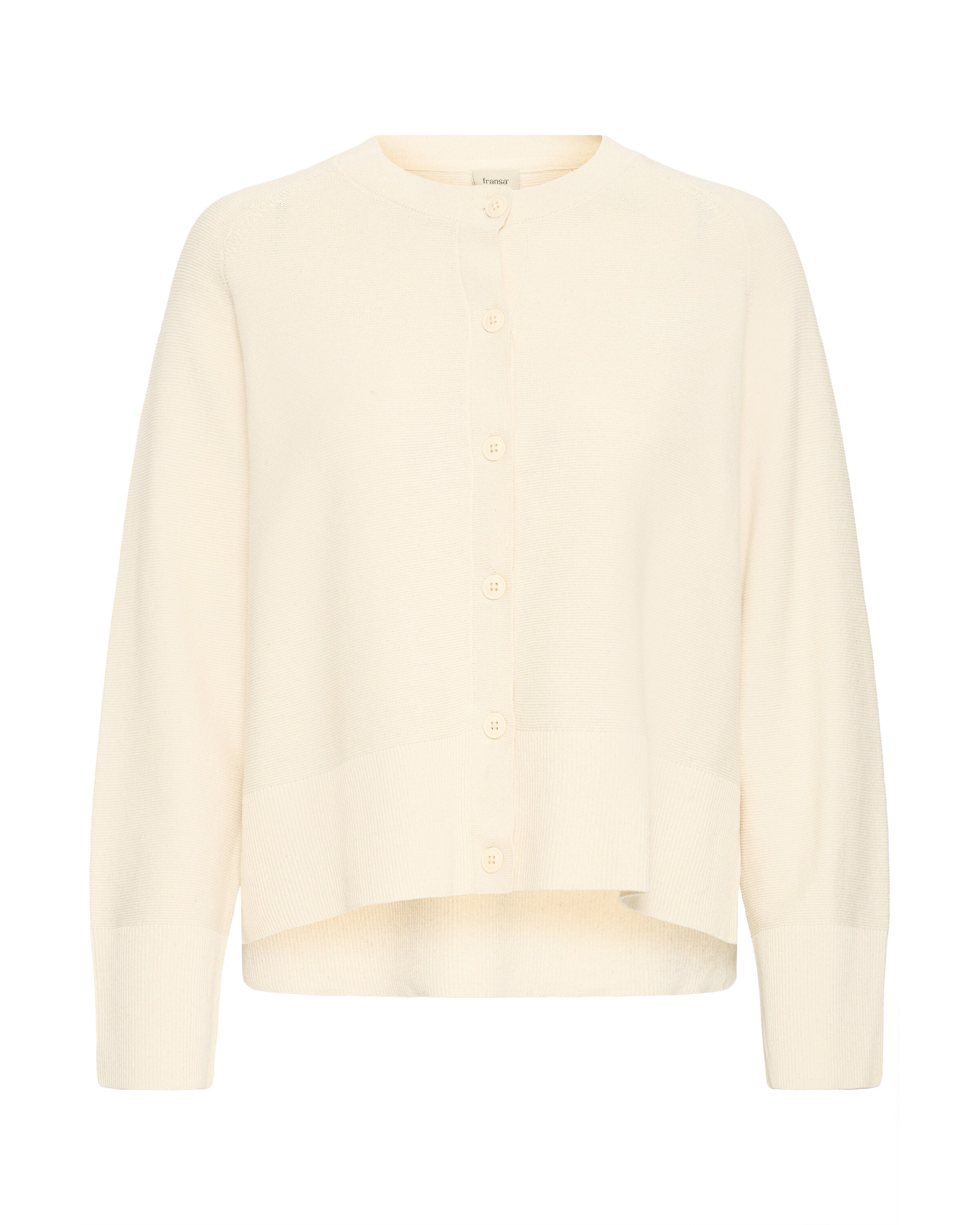 Fransa Knit Cardigan 'FRSinja' in Beige: front