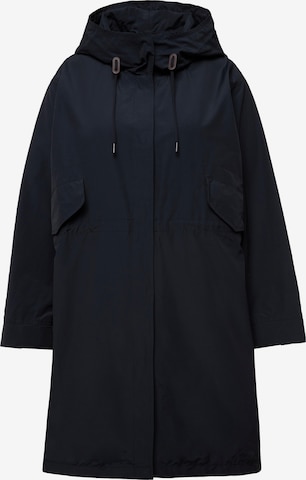 Ulla Popken Raincoat in Blue: front