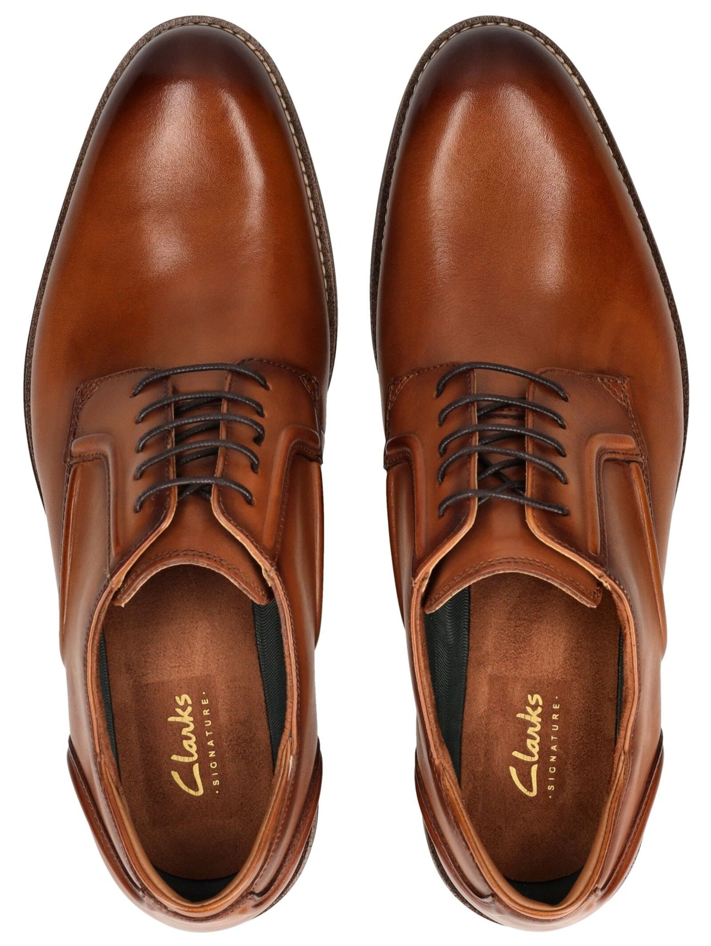 CLARKS Schnürschuh in Braun