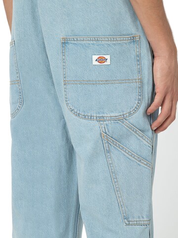 DICKIES Loosefit Tuinbroek jeans in Blauw