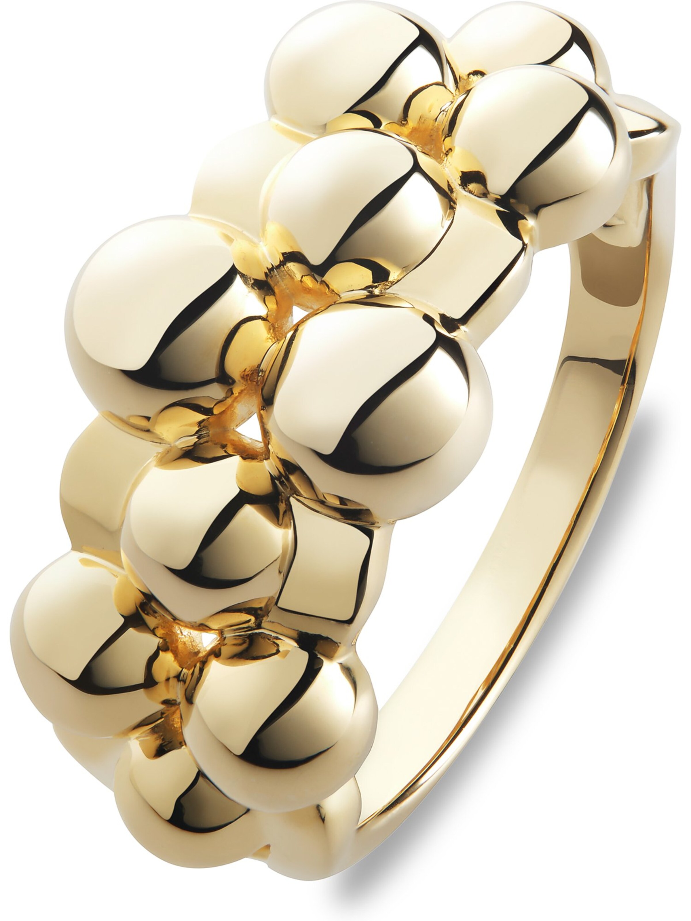 CHRIST Ring in Gelb: Vorderseite