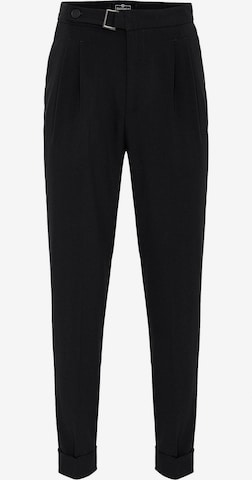 juoda Dandalo Standartinis Klostuotos kelnės: priekis