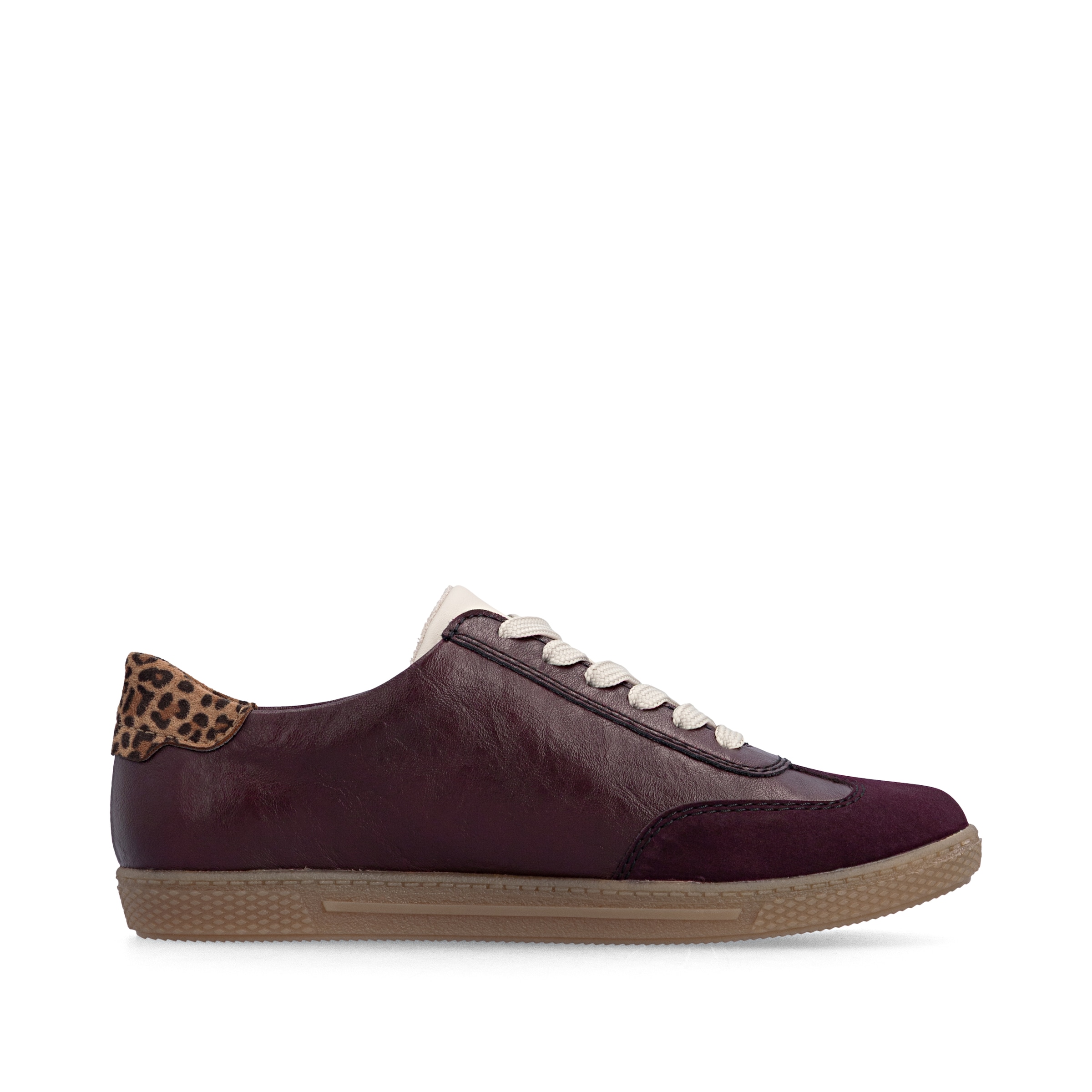 Baskets basses Rieker en rouge