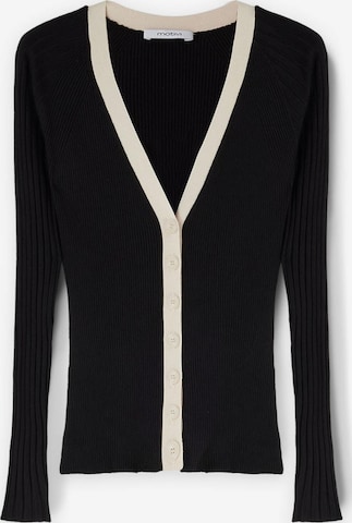 Pull-over MOTIVI en noir : devant