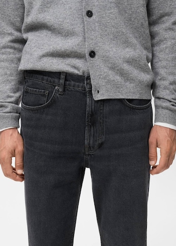 MANGO MAN Tapered Jeans 'Lori' in Black