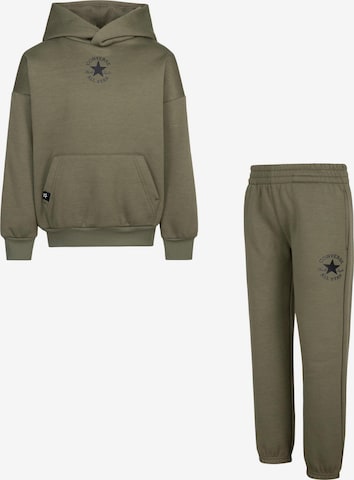 CONVERSE Sweatsuit in Green: front