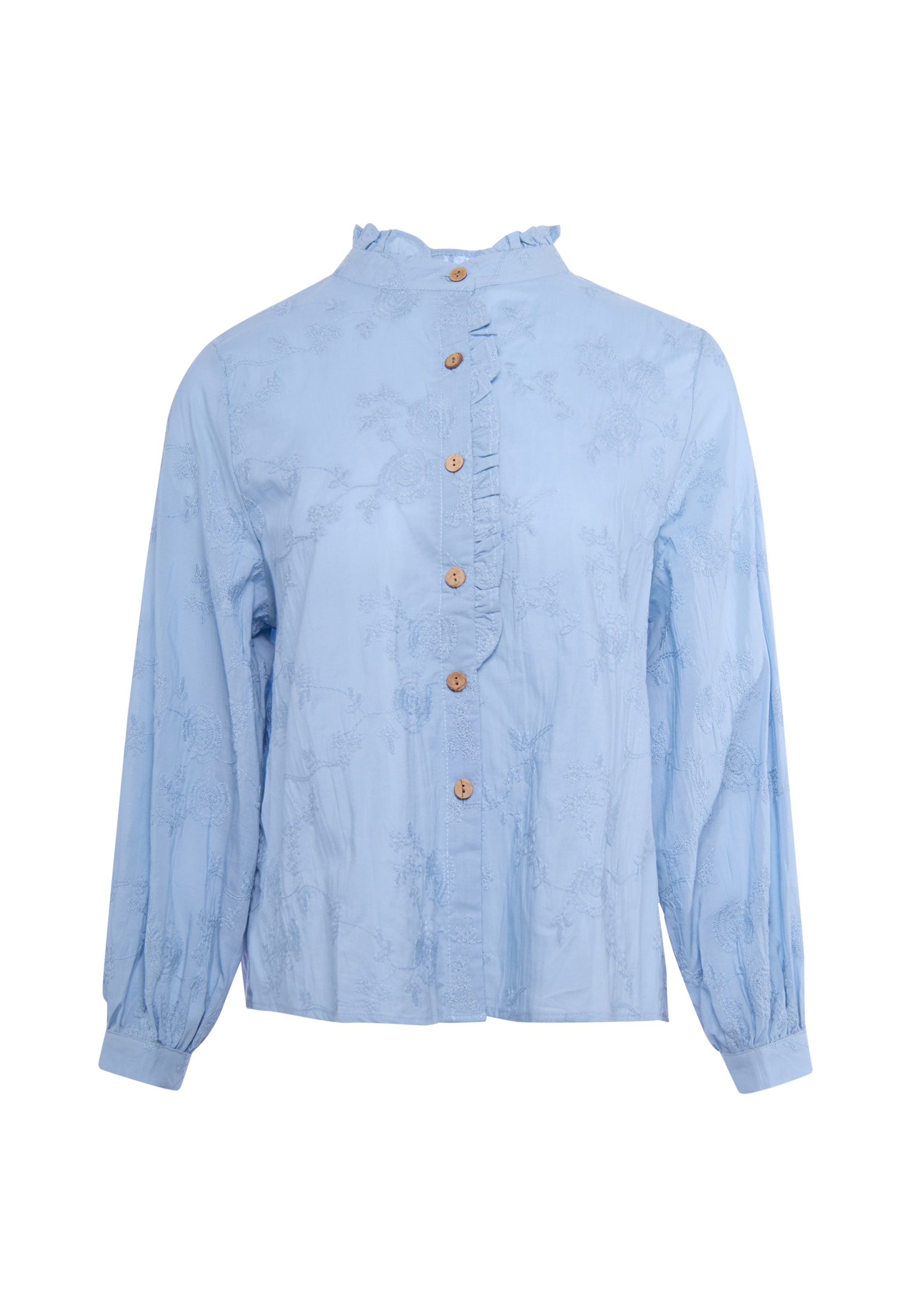 Usha - Blusa en azul: frente