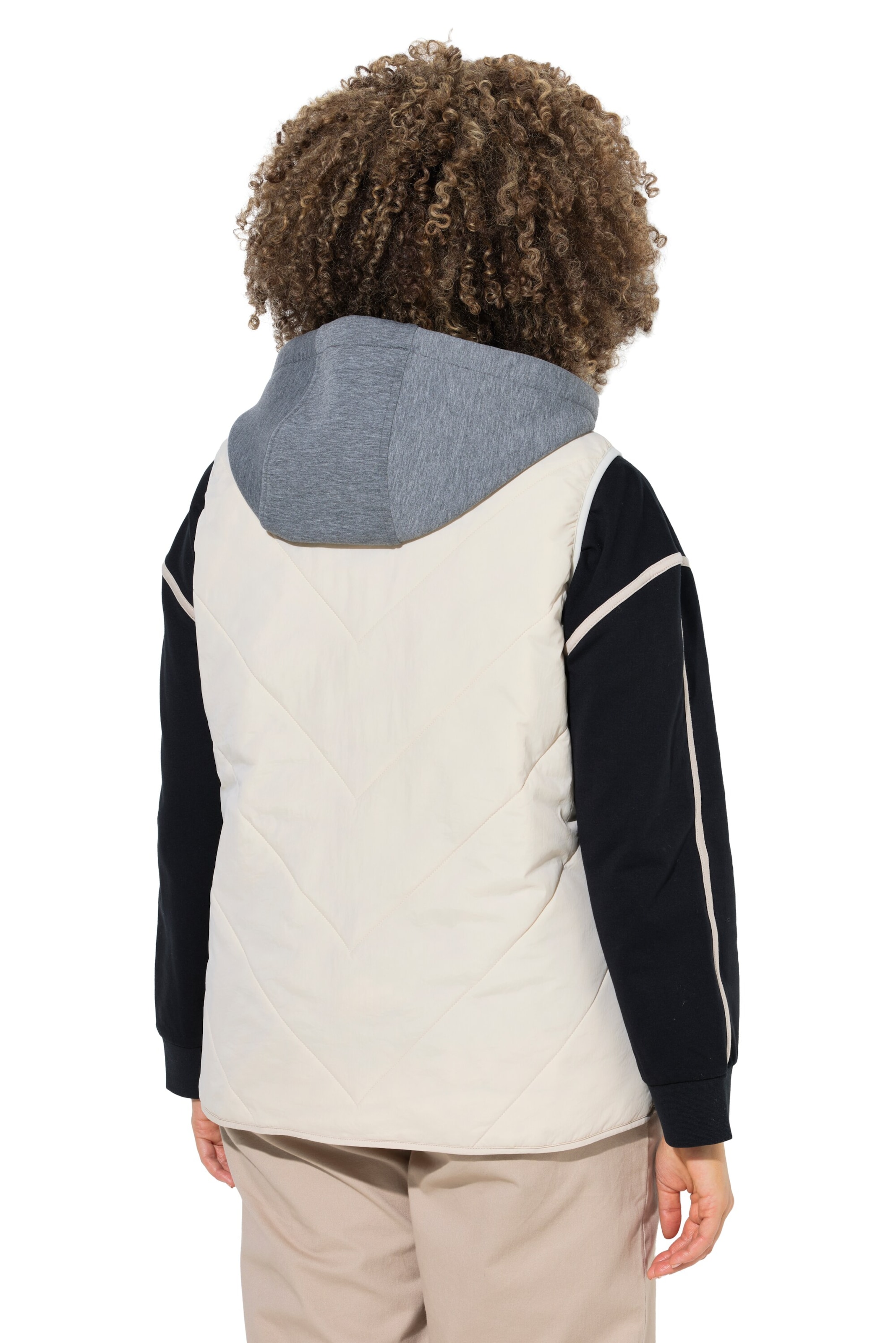 Ulla Popken Vest in Beige