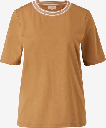 T-shirt s.Oliver en marron : devant