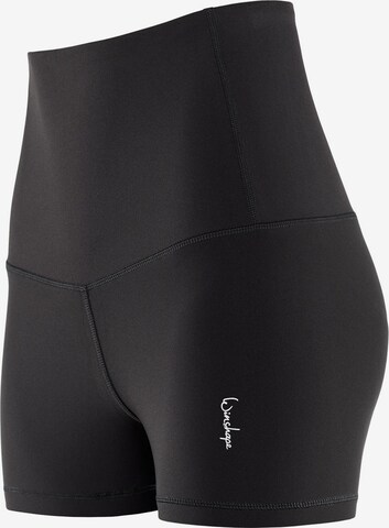 Winshape Skinny Spodnie sportowe 'HWL512C' w kolorze czarny