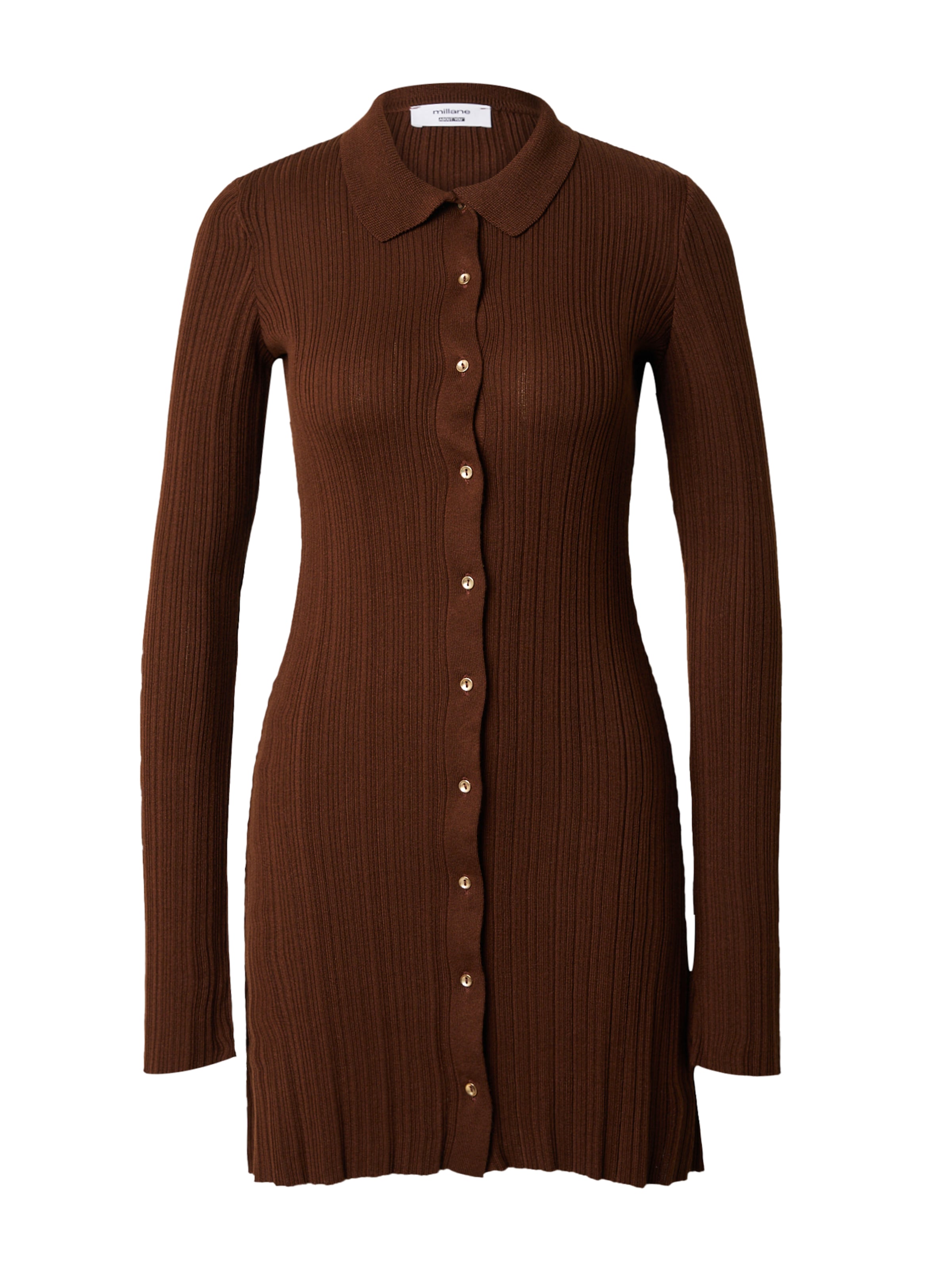 millane Knitted dress 'Adelina' in Brown: front