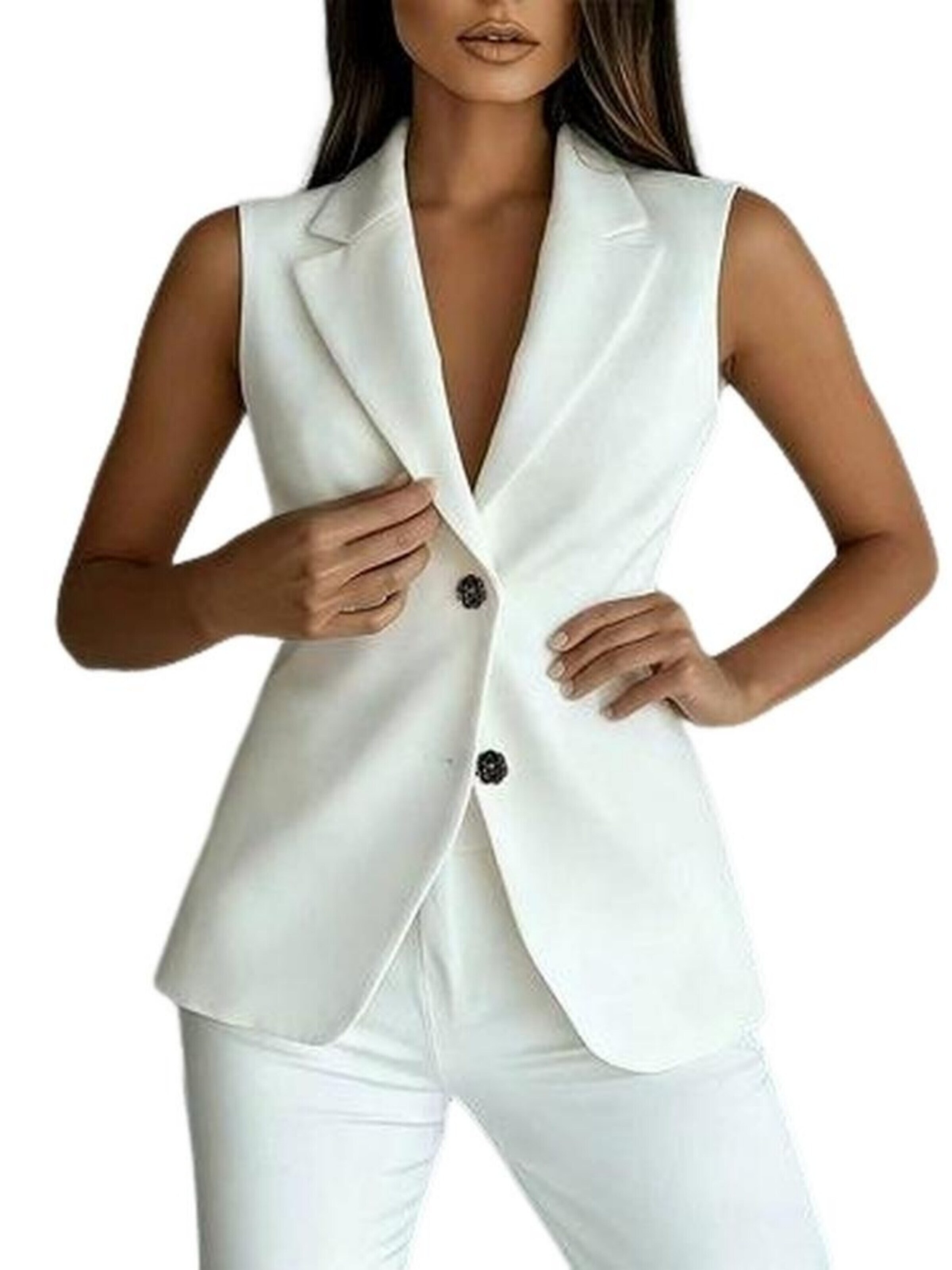 Yesfashion Gilet in Wit