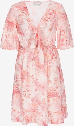 Usha - Vestido en rosa: frente