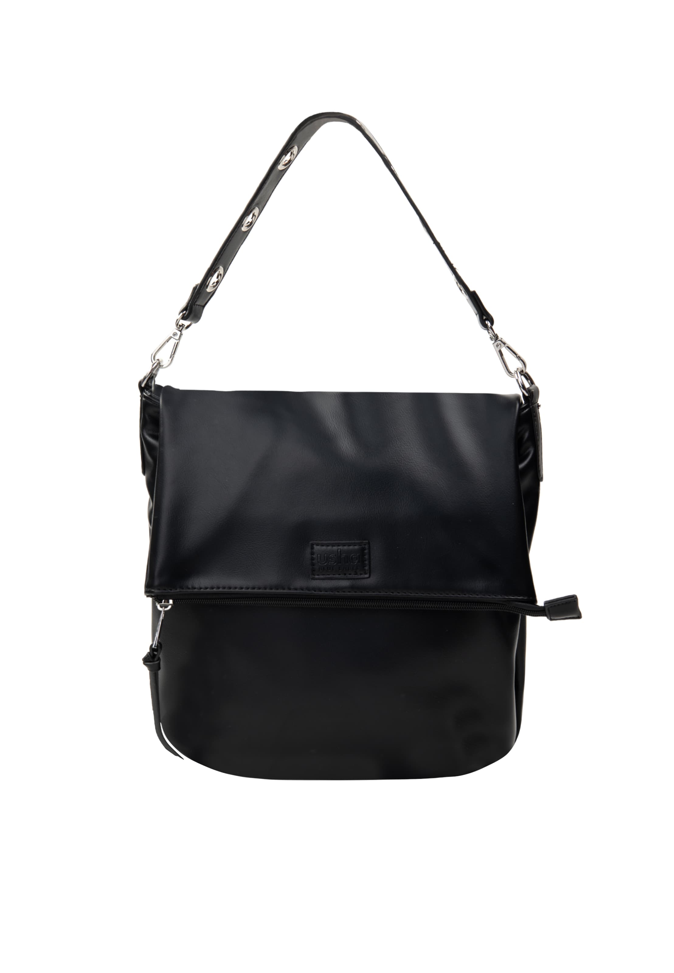 usha BLUE LABEL Kabelka na rameno - Čierna: predná strana