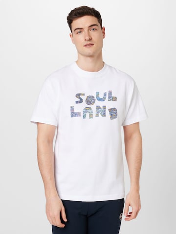 Soulland - Camiseta en blanco: frente