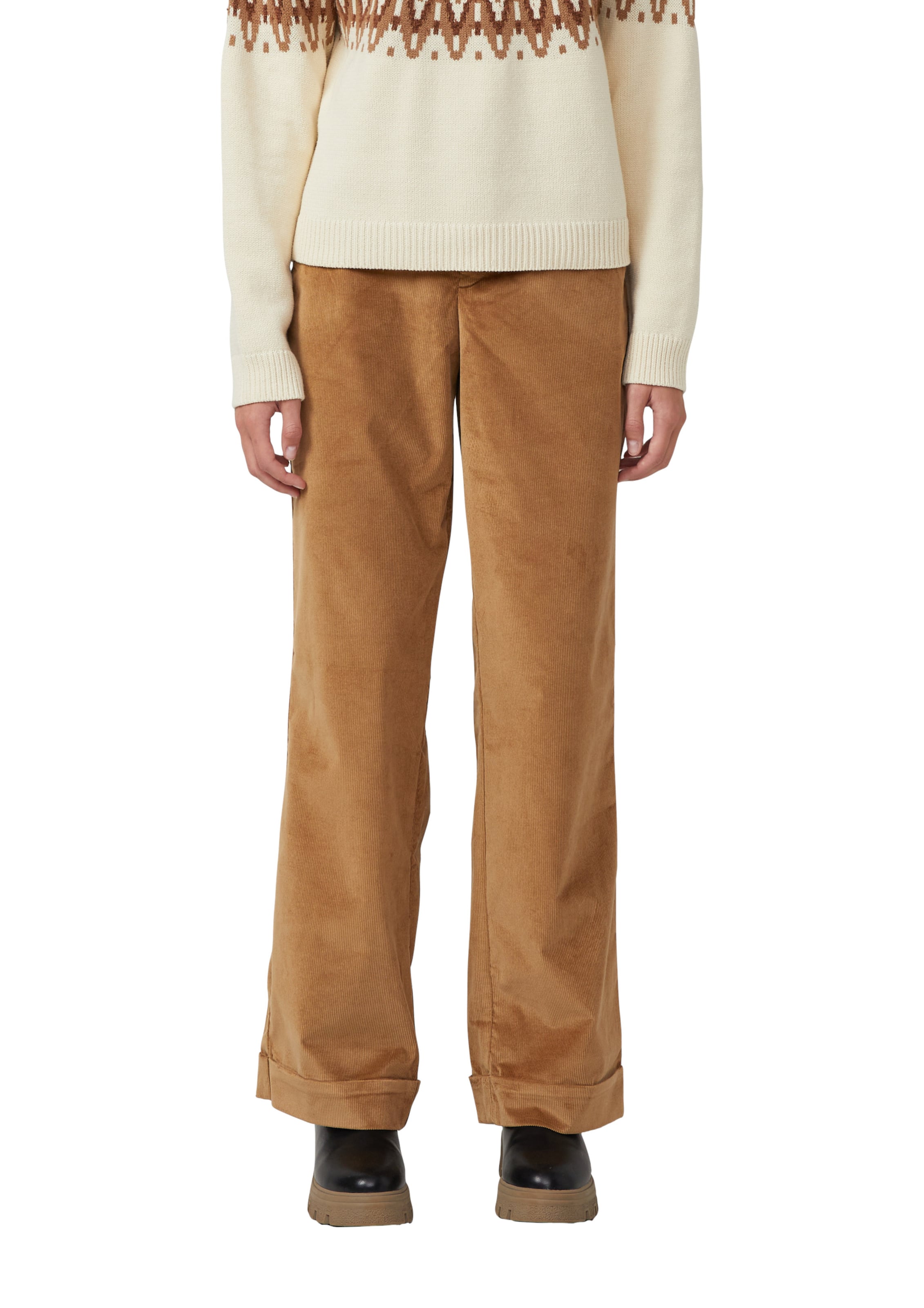 s.Oliver Loose fit Pants in Brown: front