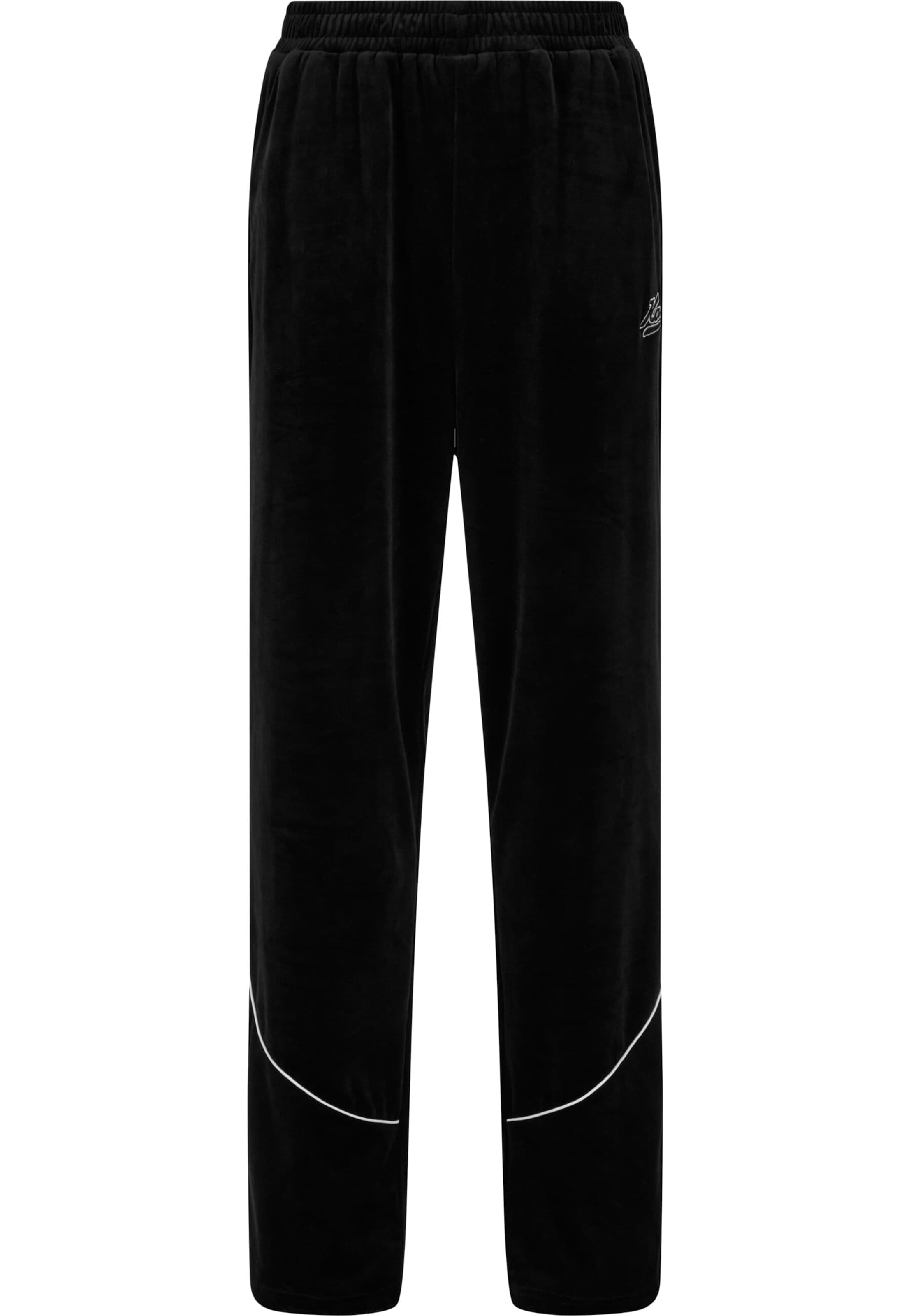 Karl Kani Regular Hose in Schwarz: Vorderseite