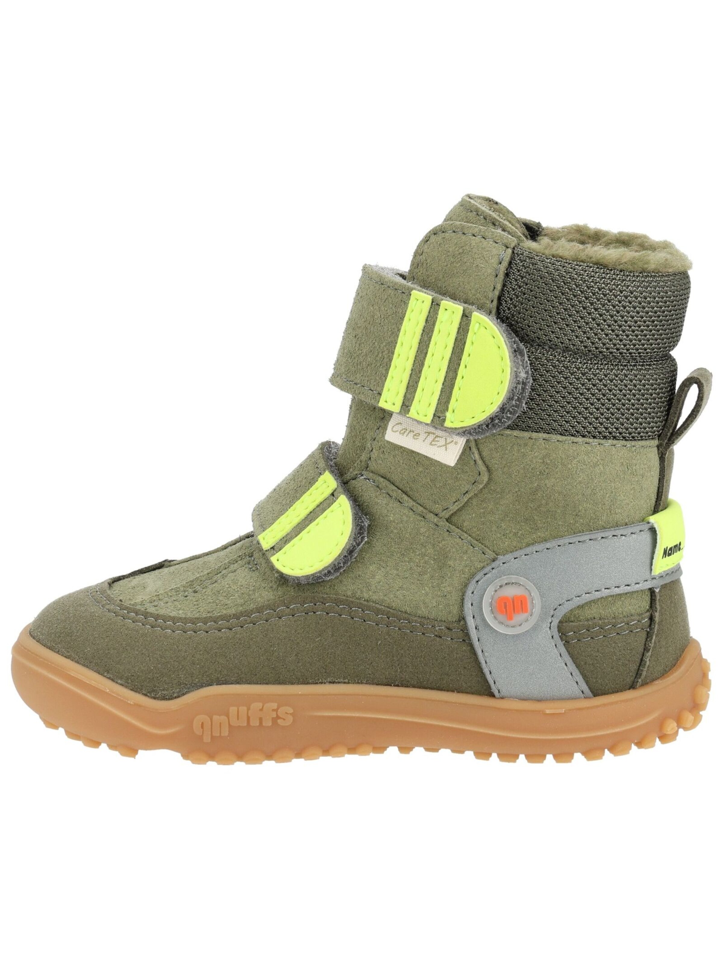 Bottes Qnuffs en vert : sur le côté