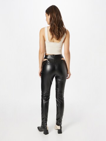 Coupe slim Pantalon Misspap en noir