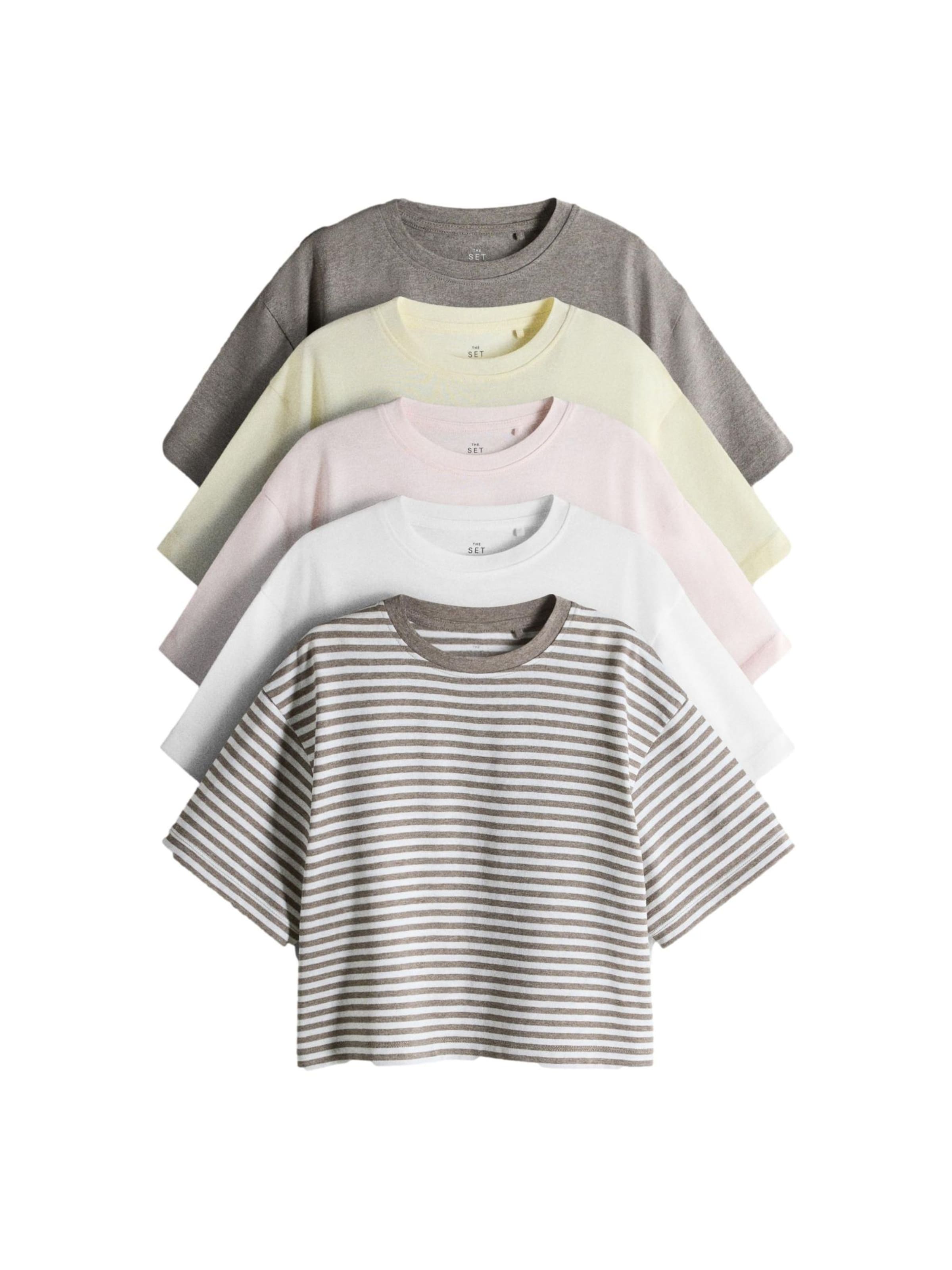 The Set Shirt in Geel: voorkant