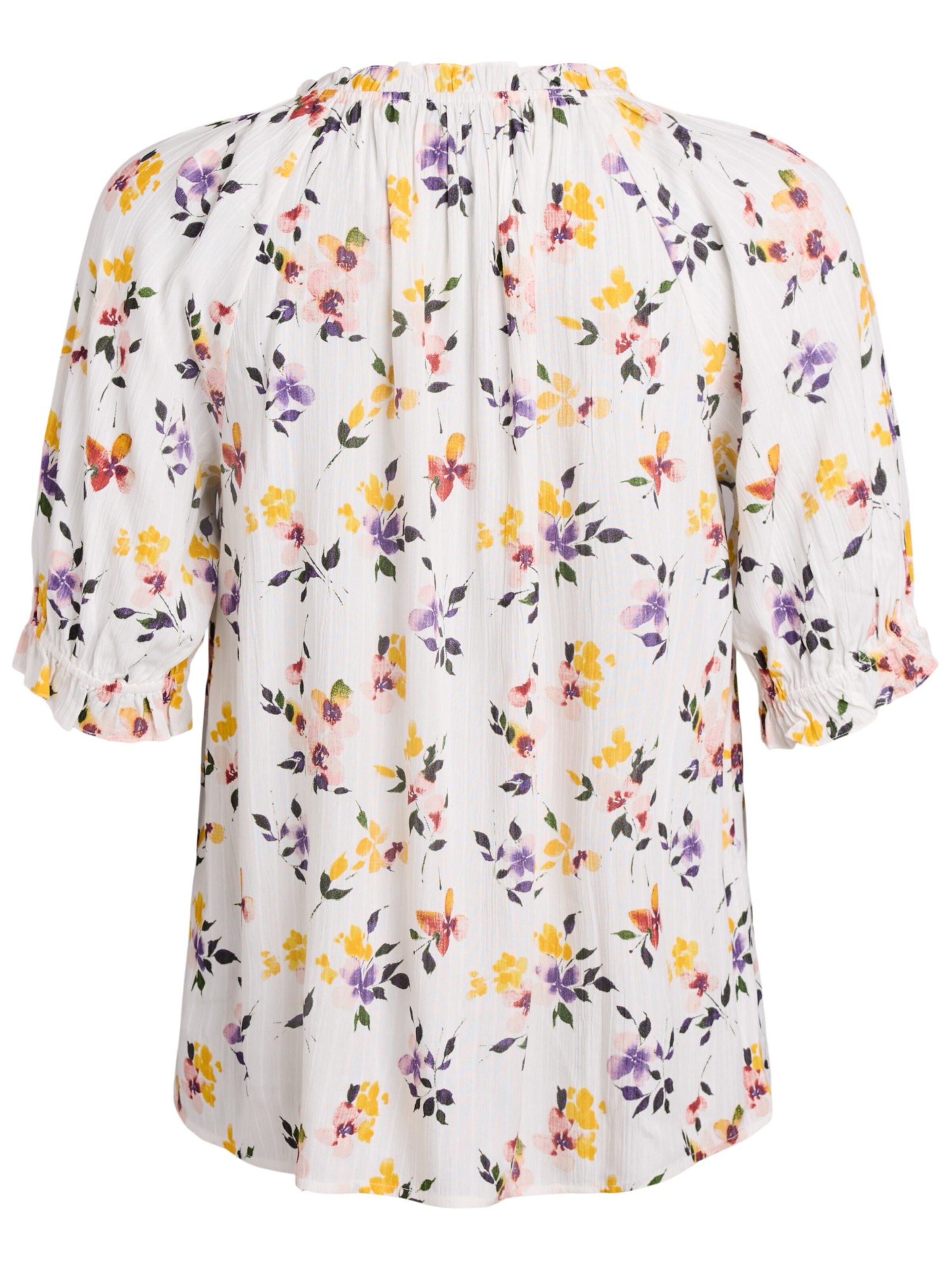 Zizzi Bluse 'Mrosan' in Weiß