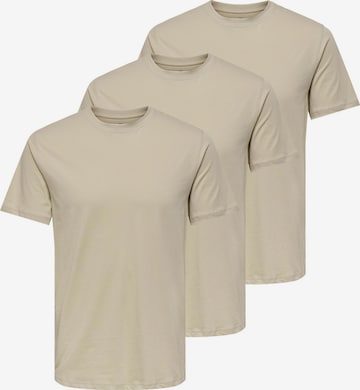 Only & Sons Shirt 'MAX' in Beige: front