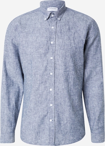 Cămașă de la Lindbergh pe albastru: față